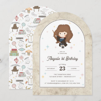Harry Potter | ChibiHermione Wizard Birthday Einladung