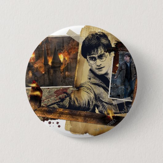 Harry Potter Collage 7 Button (Vorderseite)