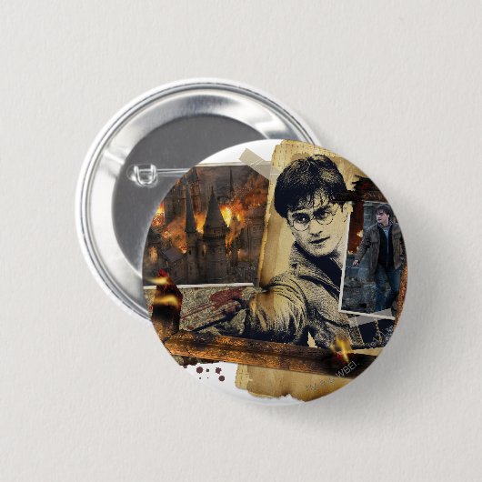 Harry Potter Collage 7 Button (Vorne & Hinten)