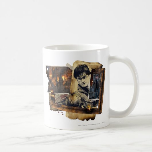 Harry Potter-Collage 7 Kaffeetasse (Rechts)