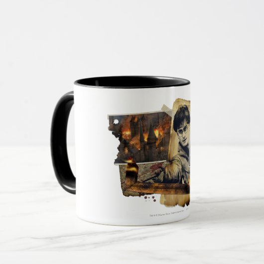 Harry Potter-Collage 7 Tasse (Vorderseite Links)