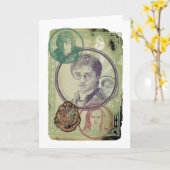 Harry Potter Collage 9 Karte (Gelbe Blume)