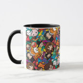 Harry-Potter-Comicfiguren-Wurf-Muster Tasse (Links)