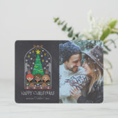 HARRY POTTER™ Cross-Stitch-Urlaub Einladung (Stehend Vorderseite)