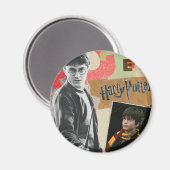 Harry Potter damals und heute Magnet (Vorderseite/Rückseite)