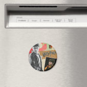 Harry Potter damals und heute Magnet (In Situ (Geschirrspüler))