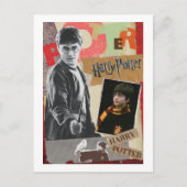 Harry Potter damals und heute Postkarte (Vorderseite)