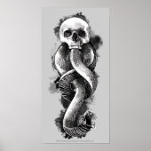 Harry Potter | Dark Mark Watercolor Poster (Vorne)