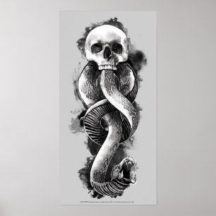 Harry Potter   Dark Mark Watercolor Poster