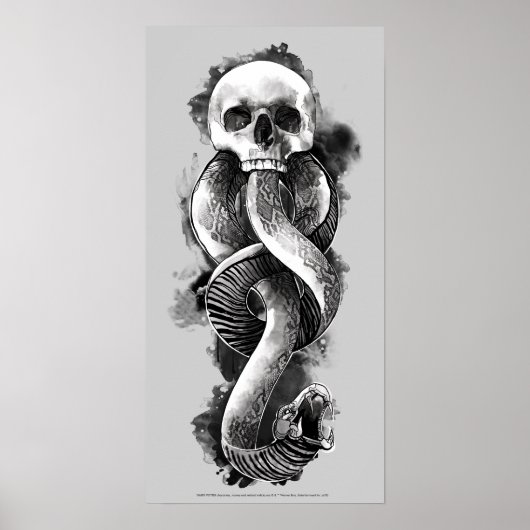 Harry Potter | Dark Mark Watercolor Poster (Vorne)
