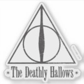 Harry Potter | das toten heiligt Emblem Aufkleber (Vorderseite)