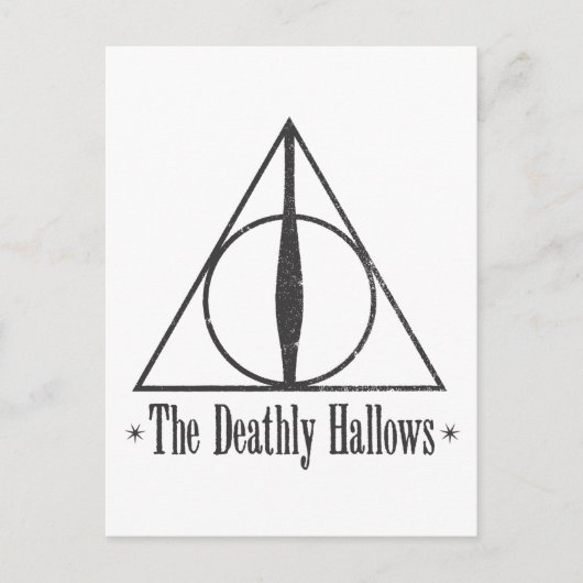 Harry Potter | das toten heiligt Emblem Postkarte (Vorderseite)