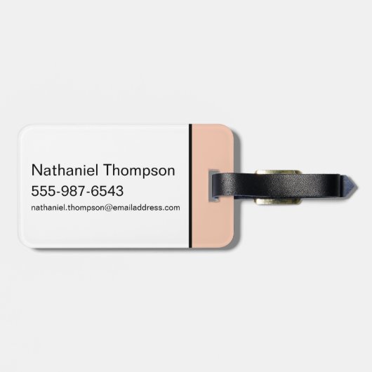 HARRY POTTER™ | Delicate Sketch GRYFFINDOR™ Wappen Gepäckanhänger (Rückseite horizontal)