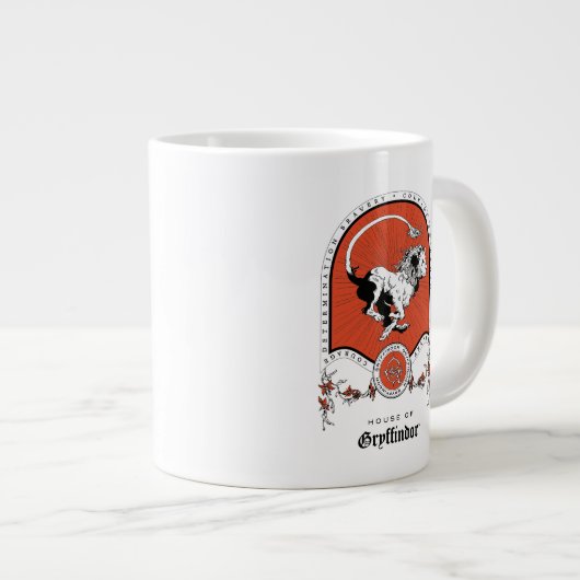 HARRY POTTER™ | Delicate Sketch GRYFFINDOR™ Wappen Jumbo-Tasse (Vorderseite Rechts)