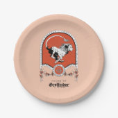 HARRY POTTER™ | Delicate Sketch GRYFFINDOR™ Wappen Pappteller (Vorderseite)