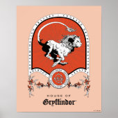 HARRY POTTER™ | Delicate Sketch GRYFFINDOR™ Wappen Poster (Vorne)