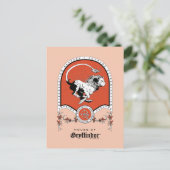 HARRY POTTER™ | Delicate Sketch GRYFFINDOR™ Wappen Postkarte (Stehend Vorderseite)