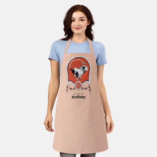 HARRY POTTER™ | Delicate Sketch GRYFFINDOR™ Wappen Schürze (Getragen)