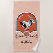 HARRY POTTER™ | Delicate Sketch GRYFFINDOR™ Wappen Strandtuch (Vorderseite)