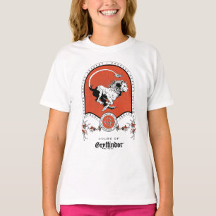 HARRY POTTER™   Delicate Sketch GRYFFINDOR™ Wappen T-Shirt