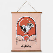 HARRY POTTER™ | Delicate Sketch GRYFFINDOR™ Wappen Wandteppich Mit Holzrahmen (Vorderseite)