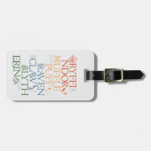 HARRY POTTER™ | Delicate Sketch HOGWARTS™ Houses Gepäckanhänger (Vorderseite horizontal)