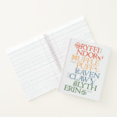 HARRY POTTER™ | Delicate Sketch HOGWARTS™ Houses Notizblock (Innenseite)