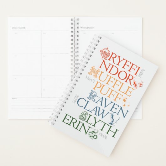 HARRY POTTER™ | Delicate Sketch HOGWARTS™ Houses Planer (Anzeige)