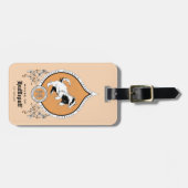 HARRY POTTER™ | Delicate Sketch HUFFLEPUFF™ Wappen Gepäckanhänger (Vorderseite horizontal)