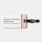 HARRY POTTER™ | Delicate Sketch HUFFLEPUFF™ Wappen Gepäckanhänger (Rückseite horizontal)