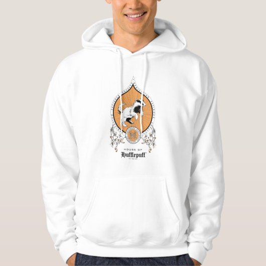HARRY POTTER™ | Delicate Sketch HUFFLEPUFF™ Wappen Hoodie (Vorderseite)