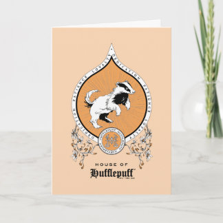HARRY POTTER™ | Delicate Sketch HUFFLEPUFF™ Wappen Karte