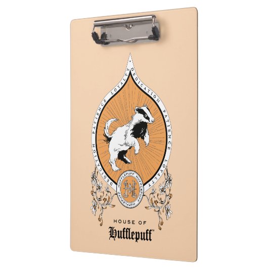 HARRY POTTER™ | Delicate Sketch HUFFLEPUFF™ Wappen Klemmbrett (Links)