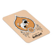 HARRY POTTER™ | Delicate Sketch HUFFLEPUFF™ Wappen Magnet (Rechte Seite)