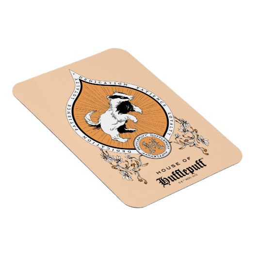 HARRY POTTER™ | Delicate Sketch HUFFLEPUFF™ Wappen Magnet (Rechte Seite)
