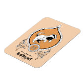 HARRY POTTER™ | Delicate Sketch HUFFLEPUFF™ Wappen Magnet (Linke Seite)