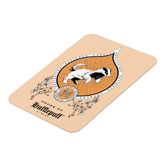 HARRY POTTER™ | Delicate Sketch HUFFLEPUFF™ Wappen Magnet (Linke Seite)