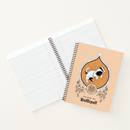 HARRY POTTER™ | Delicate Sketch HUFFLEPUFF™ Wappen Notizblock (Innenseite)