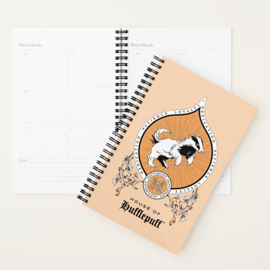 HARRY POTTER™ | Delicate Sketch HUFFLEPUFF™ Wappen Planer (Anzeige)