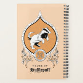 HARRY POTTER™ | Delicate Sketch HUFFLEPUFF™ Wappen Planer (Rückseite)
