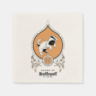 HARRY POTTER™ Delicate Sketch HUFFLEPUFF™ Wappen Serviette