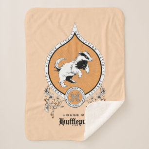 HARRY POTTER™ Delicate Sketch HUFFLEPUFF™ Wappen Sherpadecke