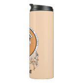 HARRY POTTER™ | Delicate Sketch HUFFLEPUFF™ Wappen Thermosbecher (Nach rechts gedreht)