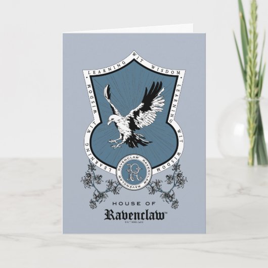 HARRY POTTER™ | Delicate Sketch RAVENCLAW™ Wappen Karte (Vorderseite)
