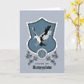 HARRY POTTER™ | Delicate Sketch RAVENCLAW™ Wappen Karte (Gelbe Blume)