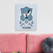HARRY POTTER™ | Delicate Sketch RAVENCLAW™ Wappen Leinwanddruck (Insitu (Wohnzimmer))