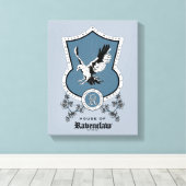 HARRY POTTER™ | Delicate Sketch RAVENCLAW™ Wappen Leinwanddruck (Insitu (Holzboden))