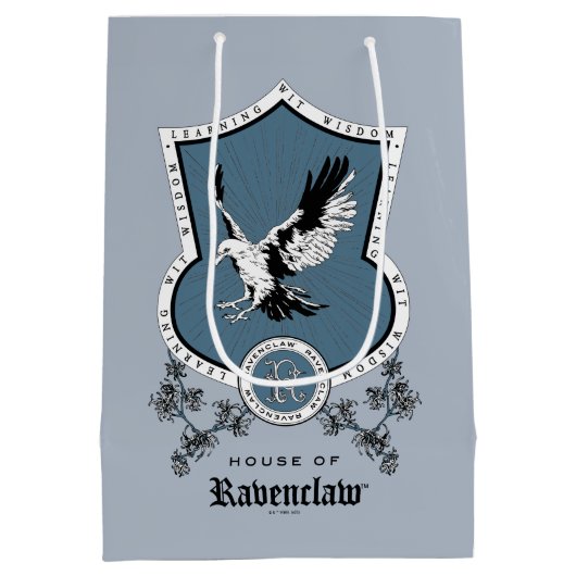 HARRY POTTER™ | Delicate Sketch RAVENCLAW™ Wappen Mittlere Geschenktüte (Rückseite)