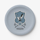 HARRY POTTER™ | Delicate Sketch RAVENCLAW™ Wappen Pappteller (Vorderseite)
