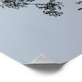 HARRY POTTER™ | Delicate Sketch RAVENCLAW™ Wappen Poster (Ecke)